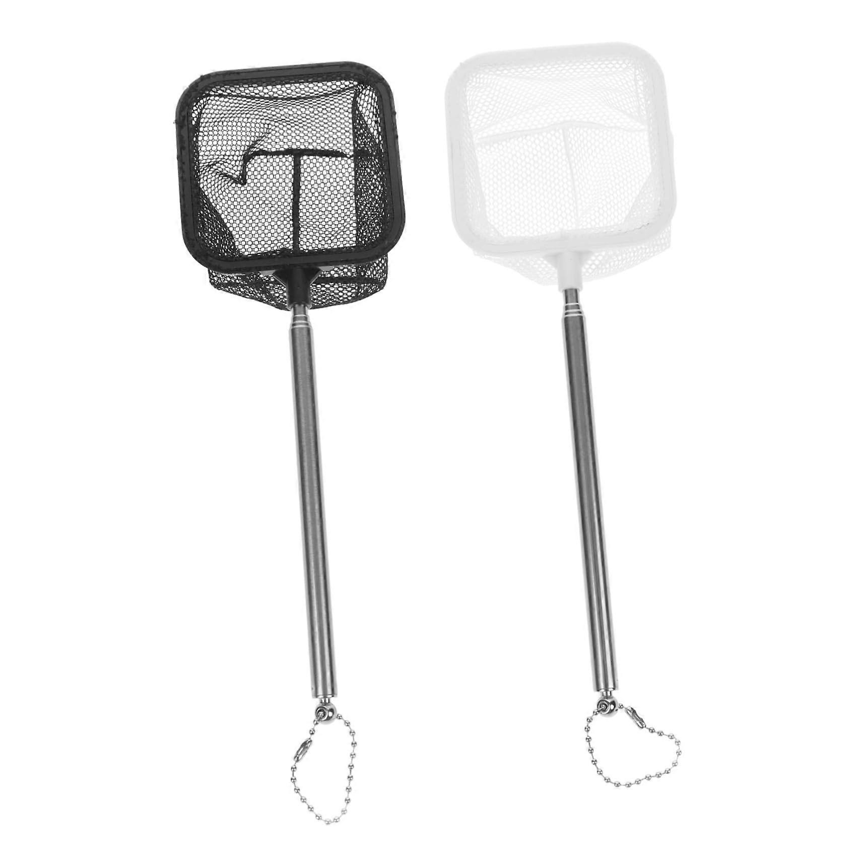 3D stainless steel fish net with retractable handle – portable net for home aquariums