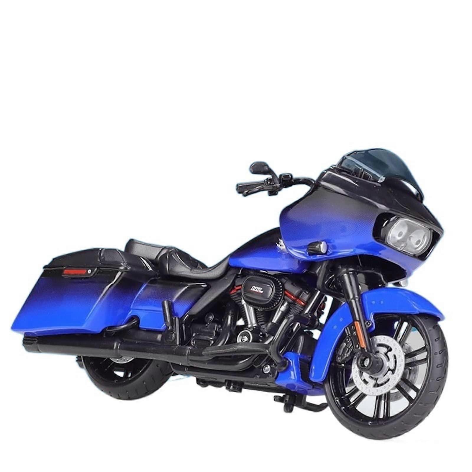 HarleyDavidson 2018 CVO Road Glide 1:18 Scale Diecast Model (Blue)