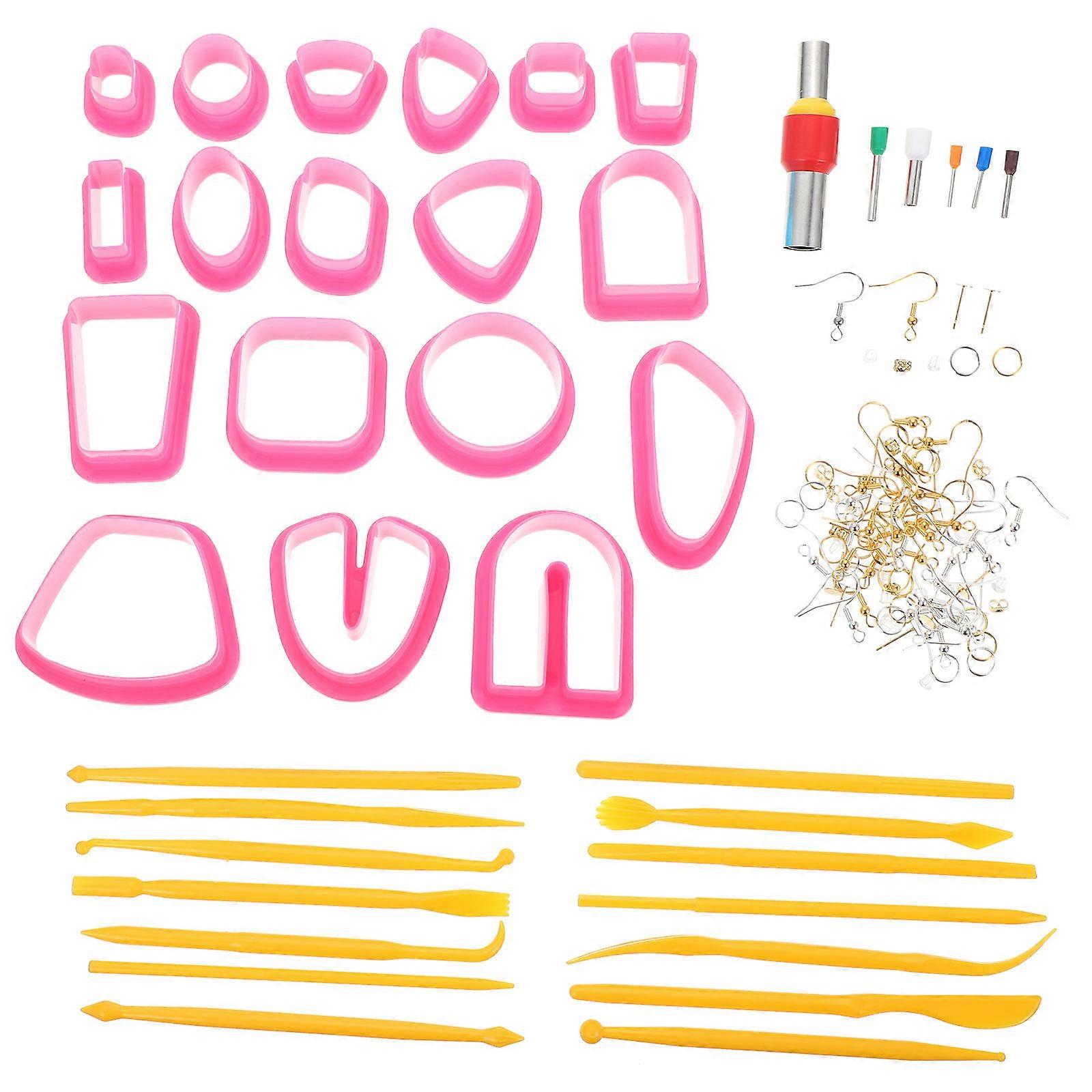 Clay Mini Tools For Metal Clay Cutting And Biscuit Cutting Pink 1 Set
