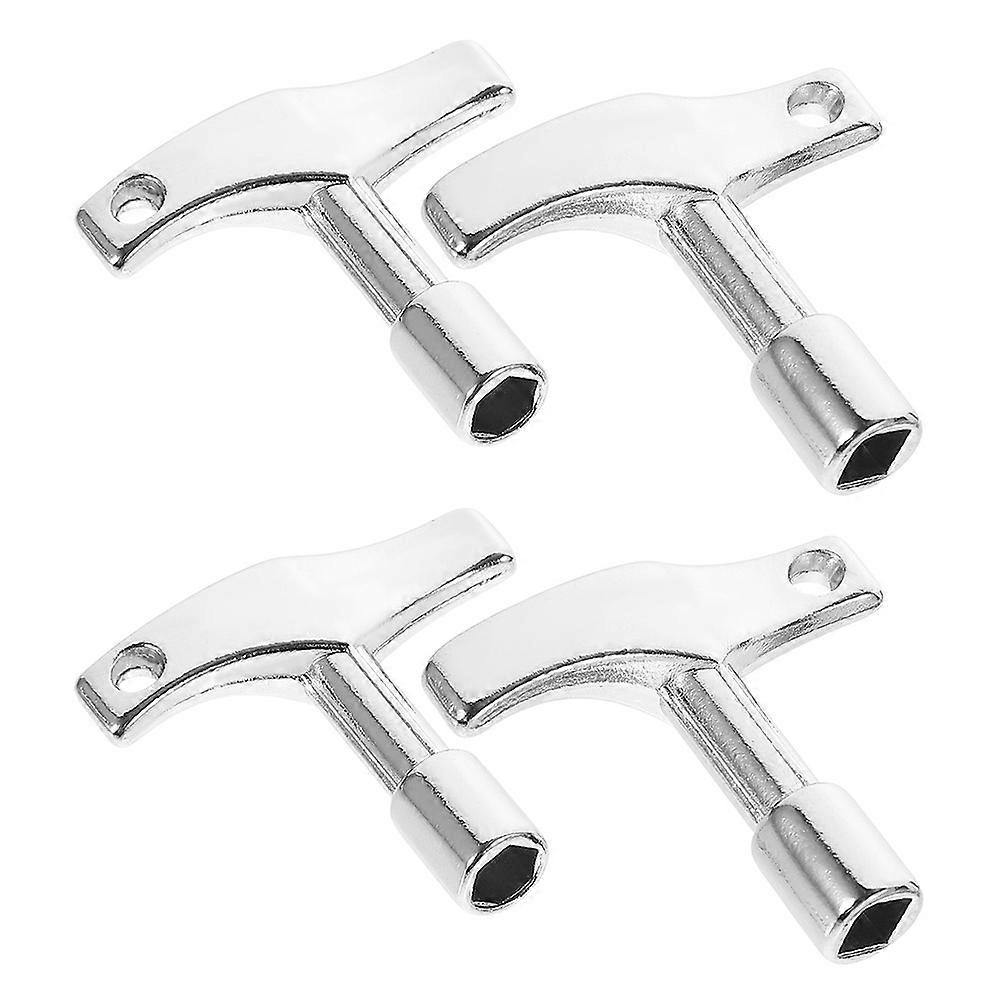 The **4pcs Drum Key Tool Durable Zinc Alloy Square Drum Tuner Keys** is a handy and durable accessory designed for drummers who want to keep their