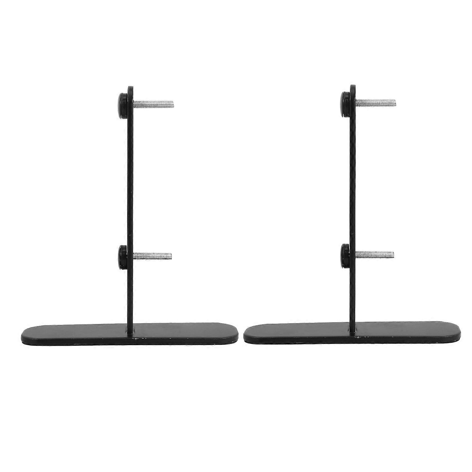 2pcs Desk Pegboard Stand for Office Wall Organizer, Space Saving Desktop Panel with Easy Installation and Versatile Use, Black