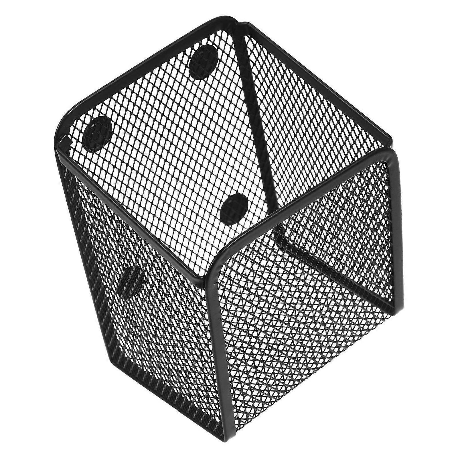 صندوق تخزين مغناطيسي مرفق مغناطيسي لوازم المكاتب المنزلية مغناطيس الحديد مستطيل تصميم بسيط 4.9×3.7×2.7in 1Pack