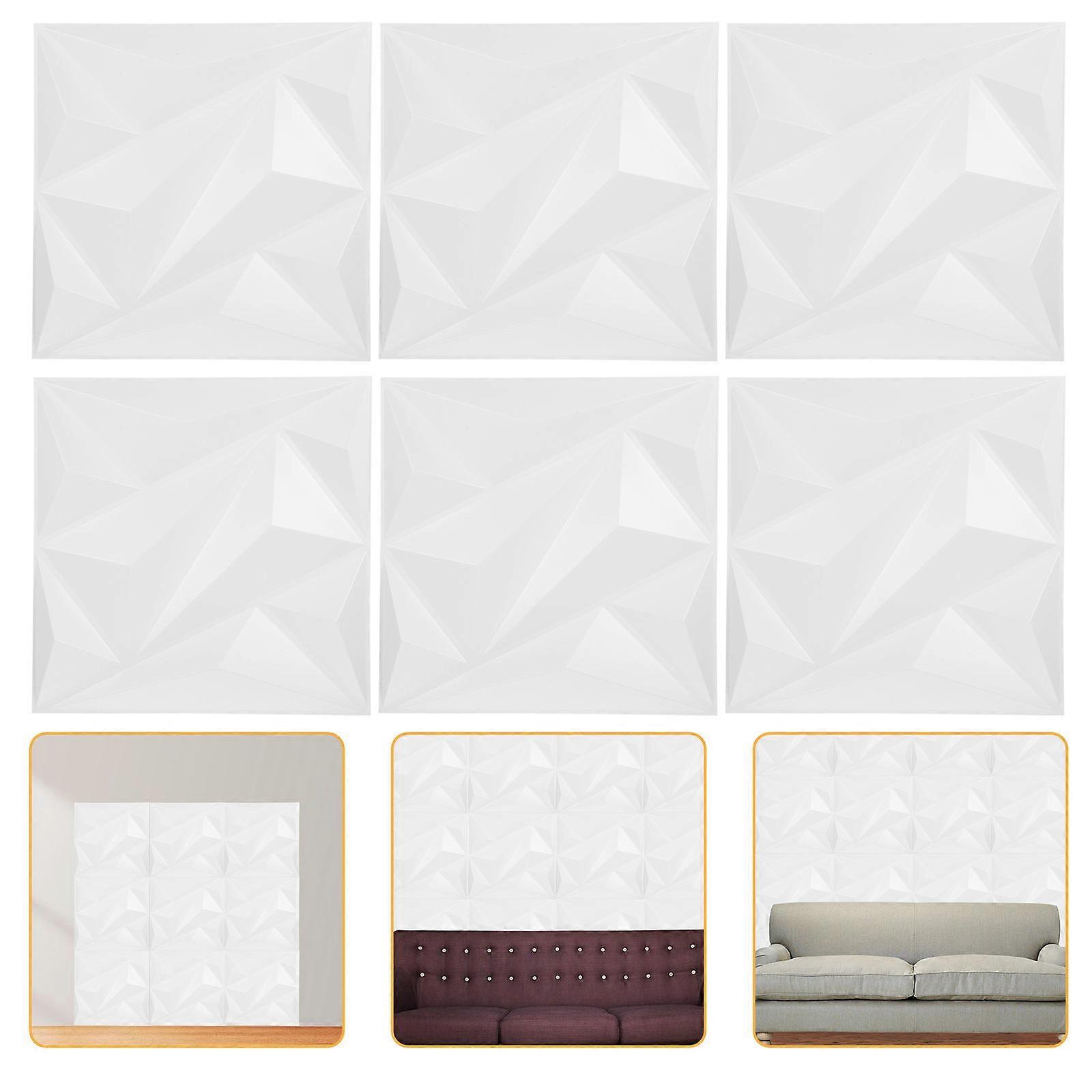 Decorative Wall Panel 3D Relief Decoration Background Wall Decor Hotel Decoration 6Pcs