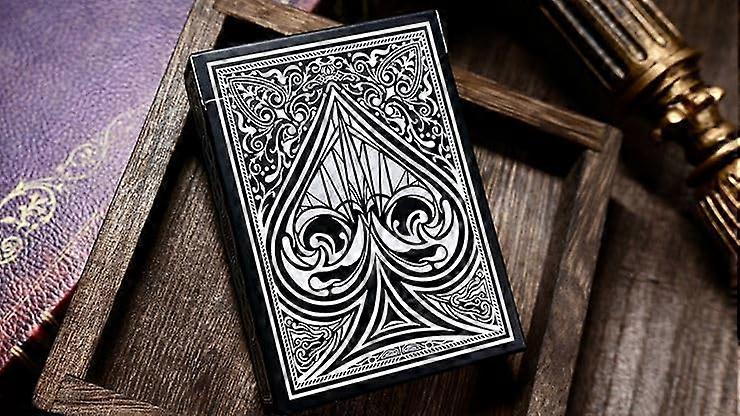 Sanctuary (Black) Playing Cards Standard Size Deck Card Game Set Black Color