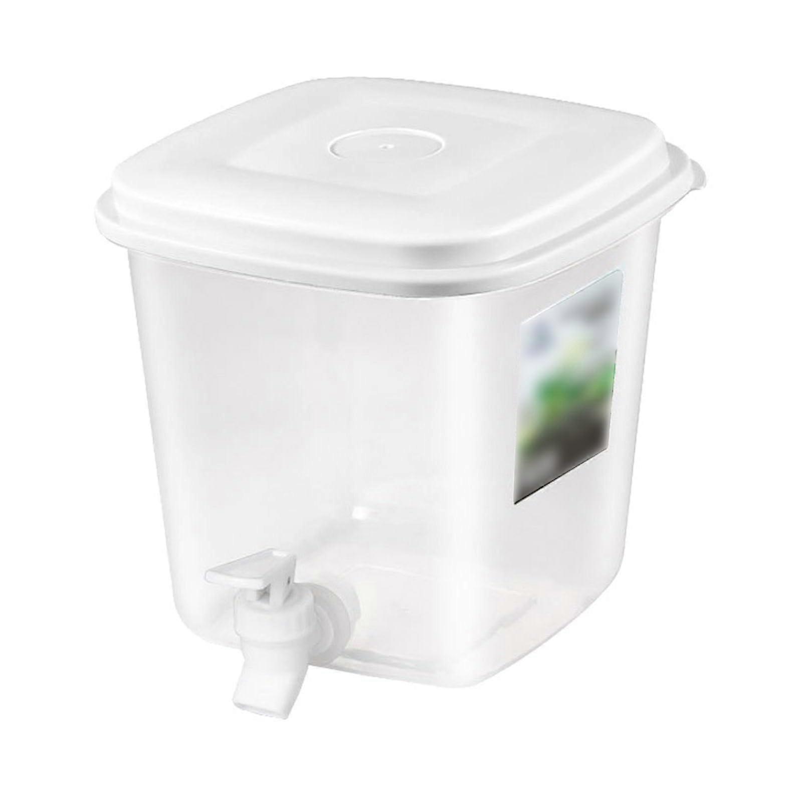 3.5L beverage dispenser for refrigerator, drinks, liquid, container, jug with tap, microwavesafe