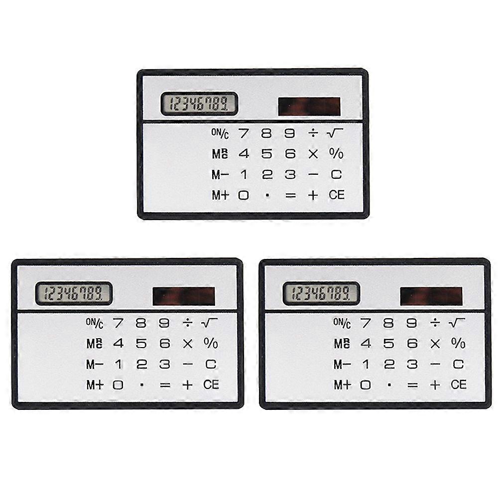 1 Set Mini Calculators Ultra-thin Calculator Portable Calculating Tool