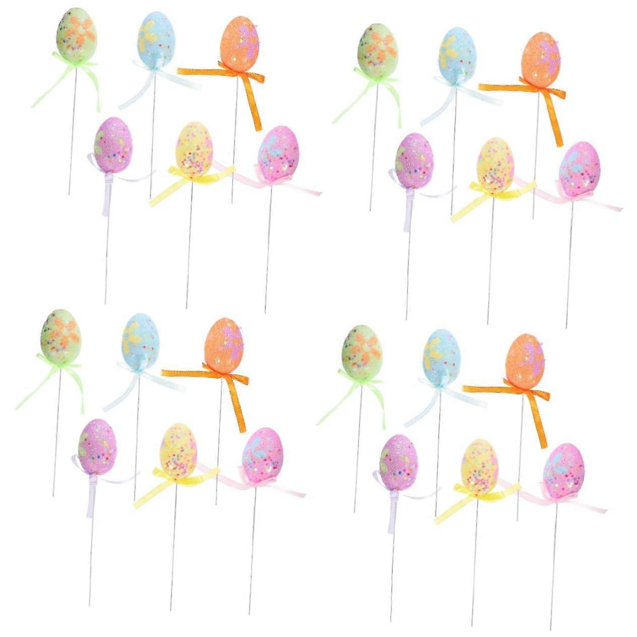 Piece Easter egg cuttings basket party decoration eggs garland branches simulation egg bouquet fake egg branch ornaments artificial branch