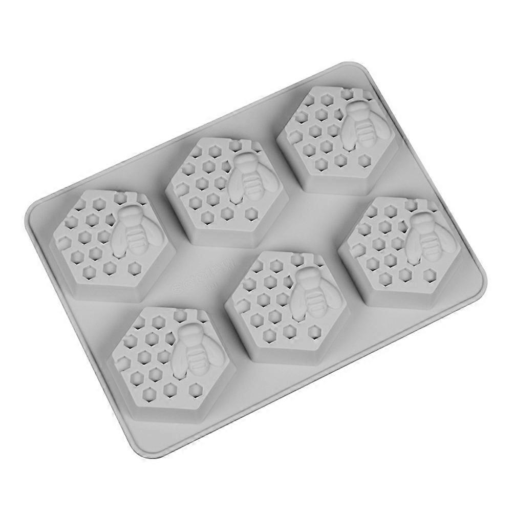 Honeycomb Silicone Mold for Candy, Soap Making, Baking, Chocolates, Ice Cubes – Non Stick Durable Tray – Random Color