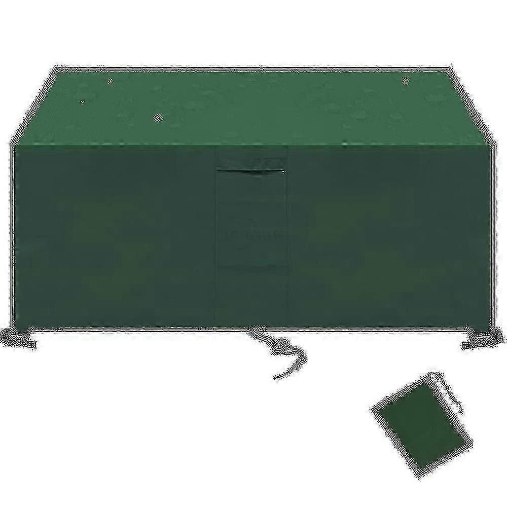 58サイズ420d防水オックスフォード家具カバー - ガーデンチェア/テーブル用屋外パティオプロテクター(緑)_mm2 -cn-wr