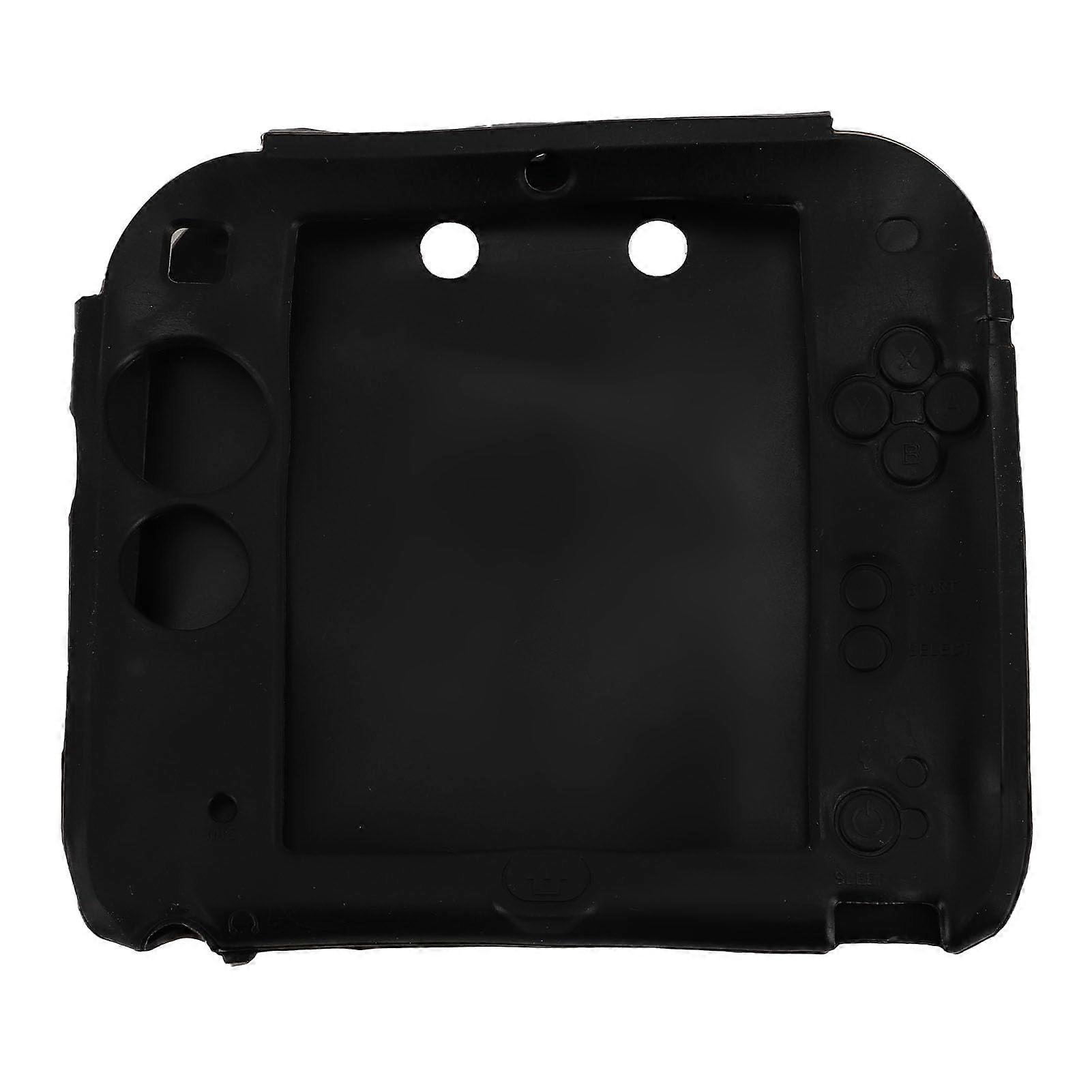 Silicone Controller Protective Case for Nintendo 2DS, Lightweight Dustproof Cover, Black Color, Durable Material