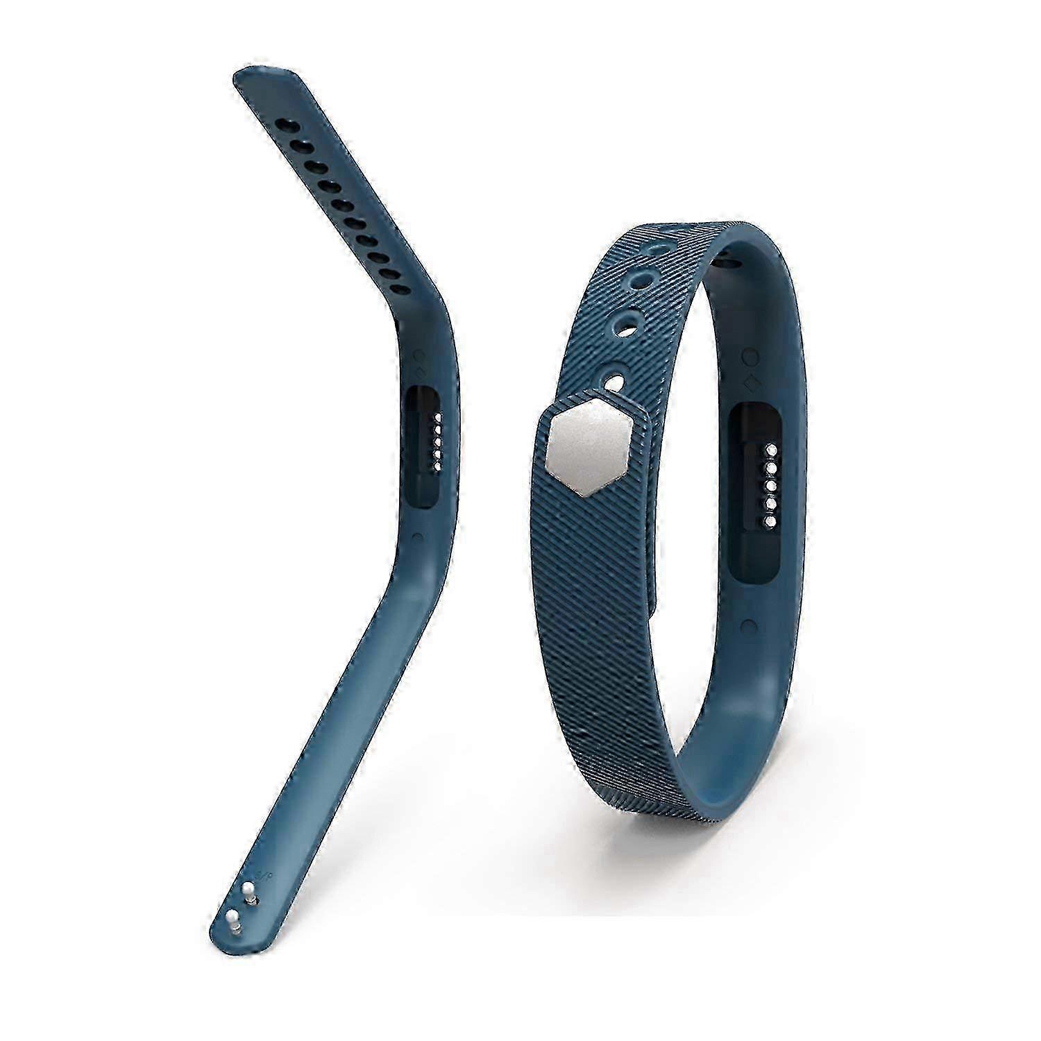 para Fitbit Flex 2 Band, Pulseira de Substituição para Fitbit Flex 2-S-Azul escuro