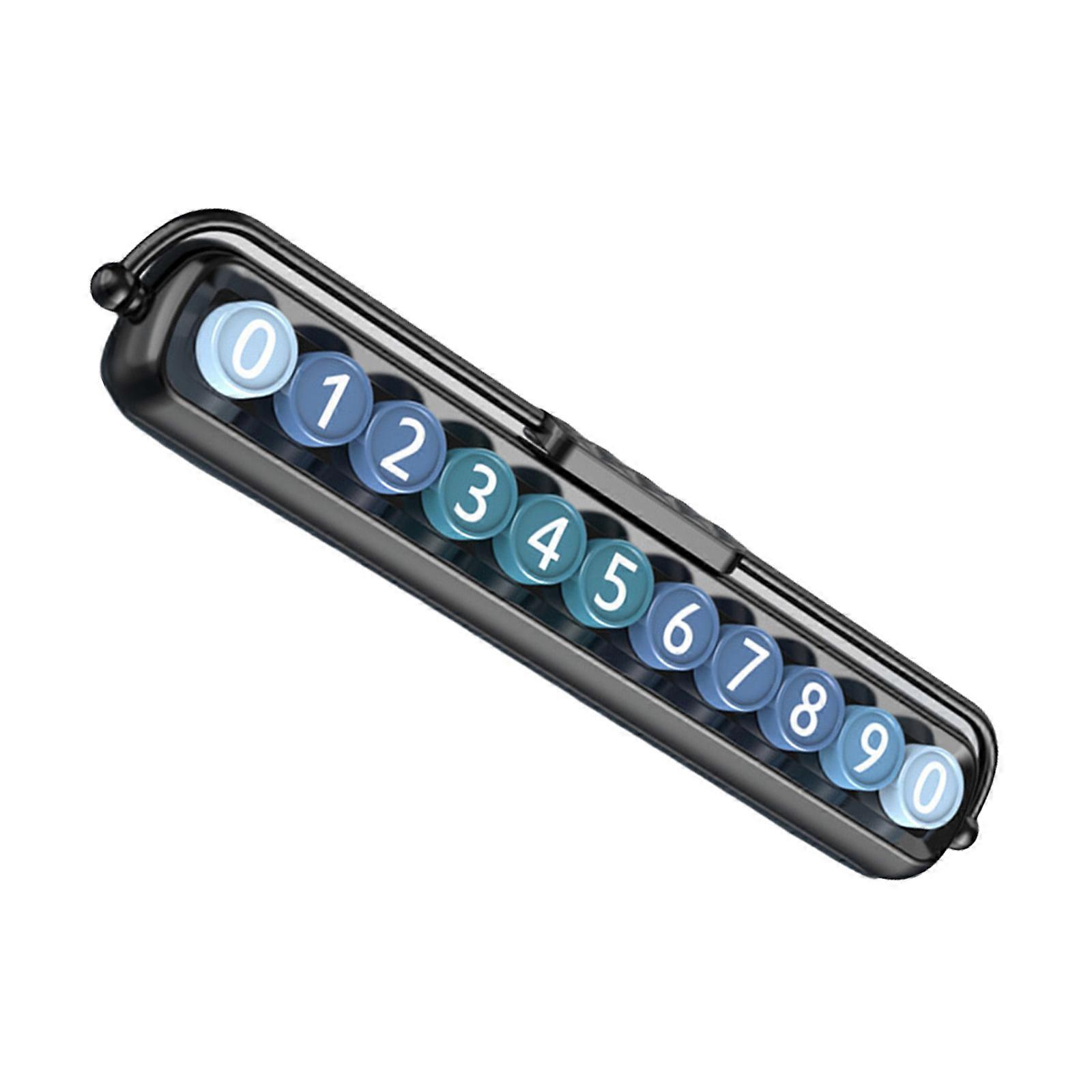 Convenient Nighttime Car Identification Plate with Changeable Numbers Car Parking Number Plate Visible in Low Light style6