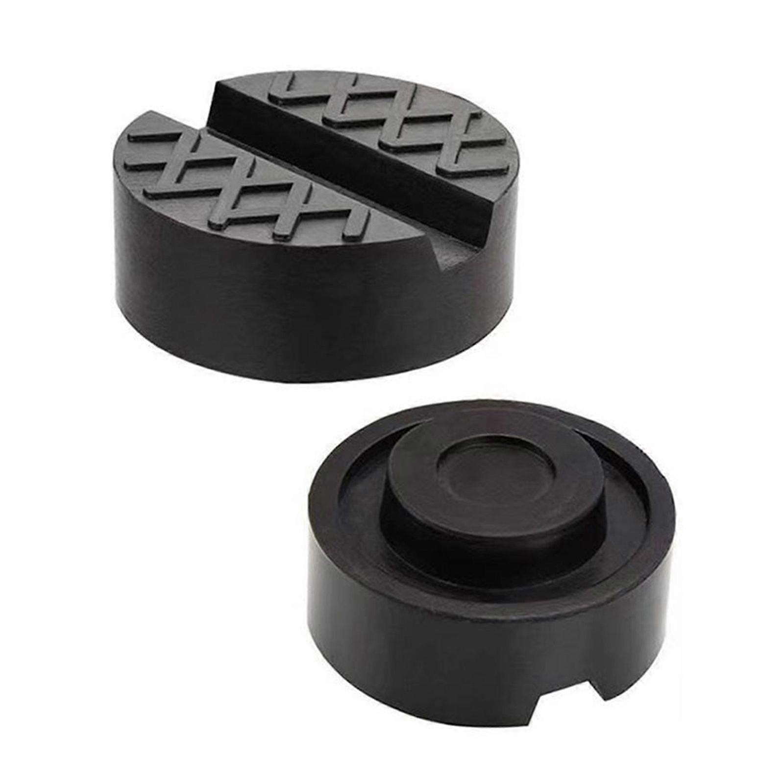 2Pcs Car Jacks Protective Rubber Pad, Nonslip Jacks Stand Cushion with V Grooves Suitable for Enhancing Grip and Support Multicolor