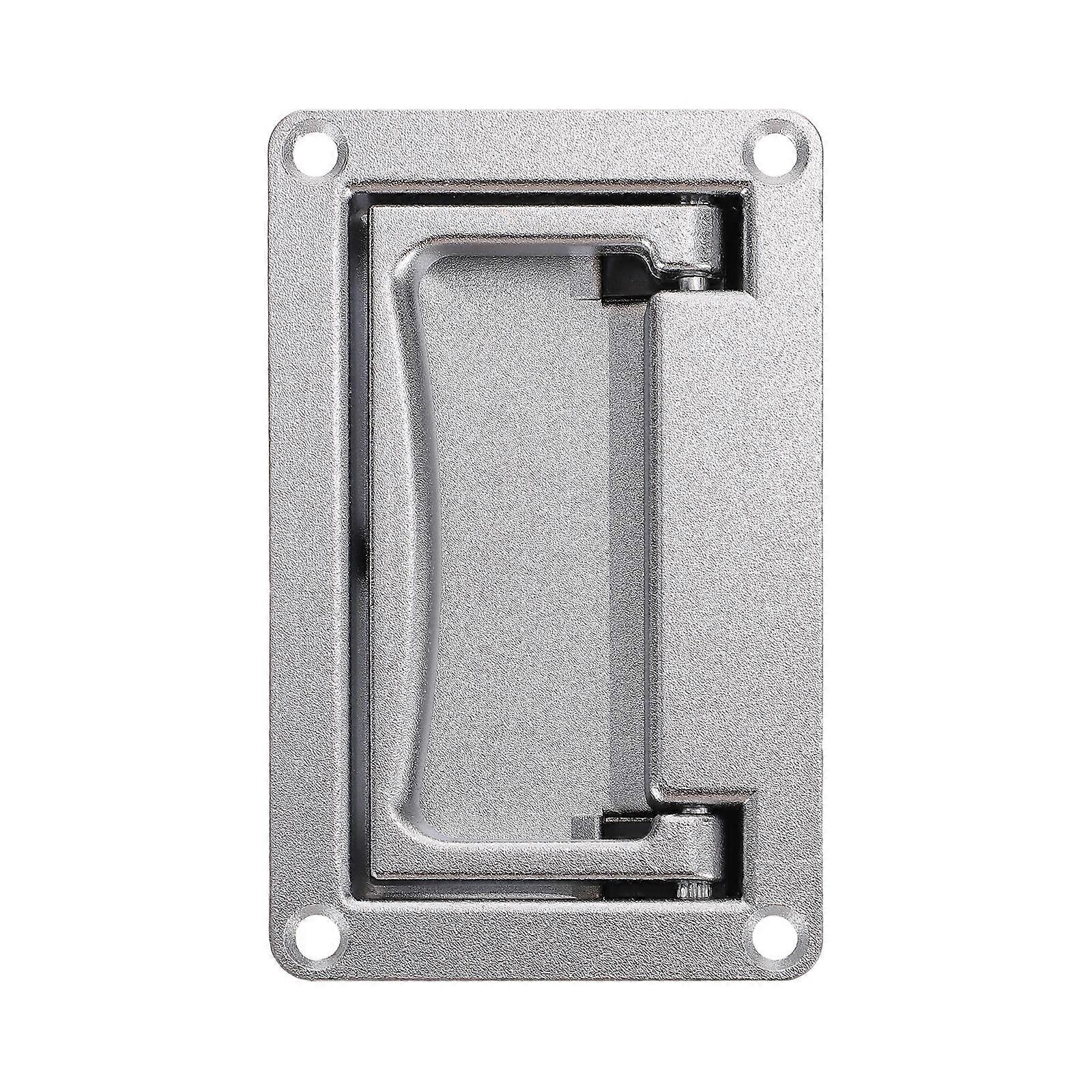 Black Zinc Alloy Door Handle for Cupboard Wardrobe Drawer with Recessed Design and Durable Finish