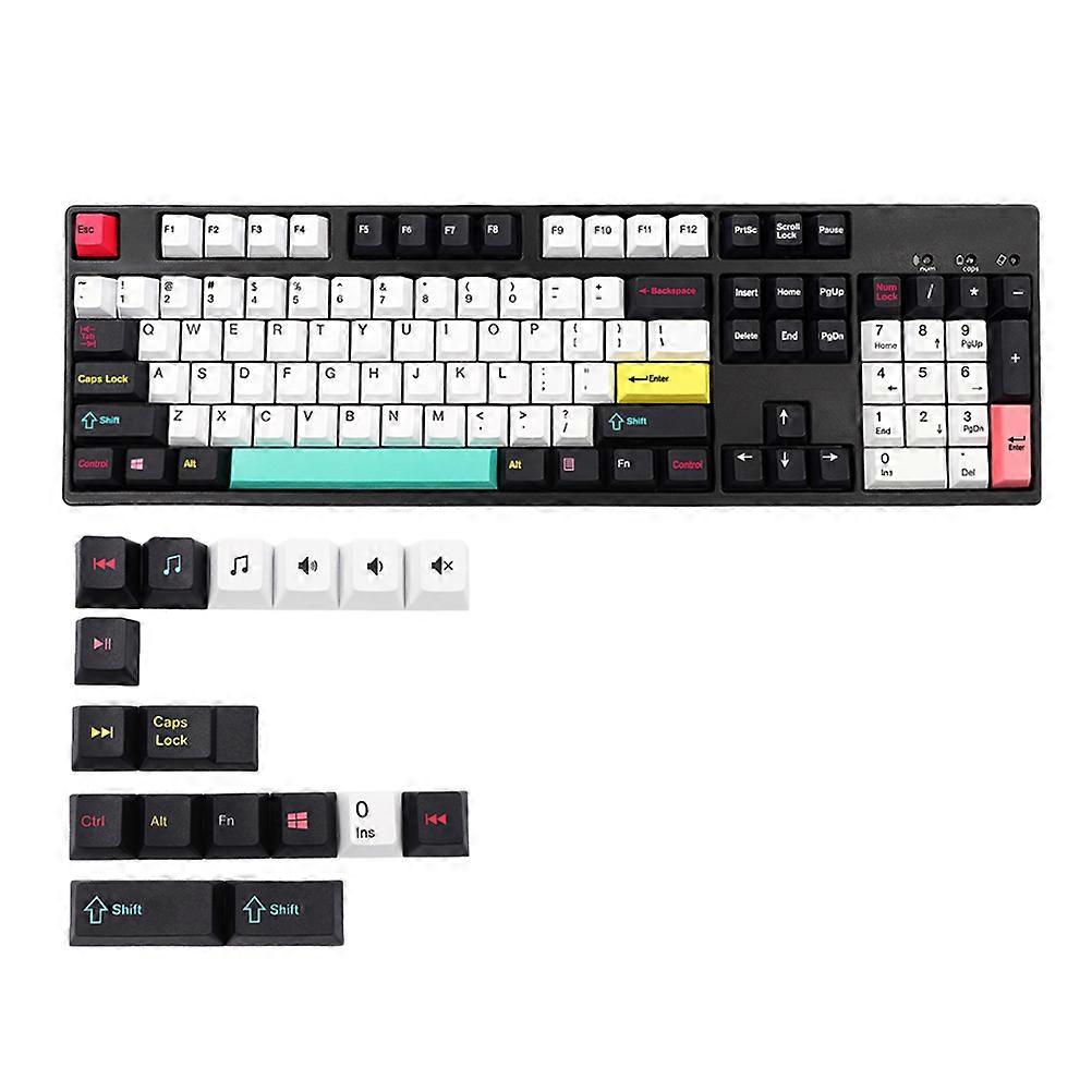 Aesthetic Keycaps Set Material For Professional Users Personal Users 122Pcs