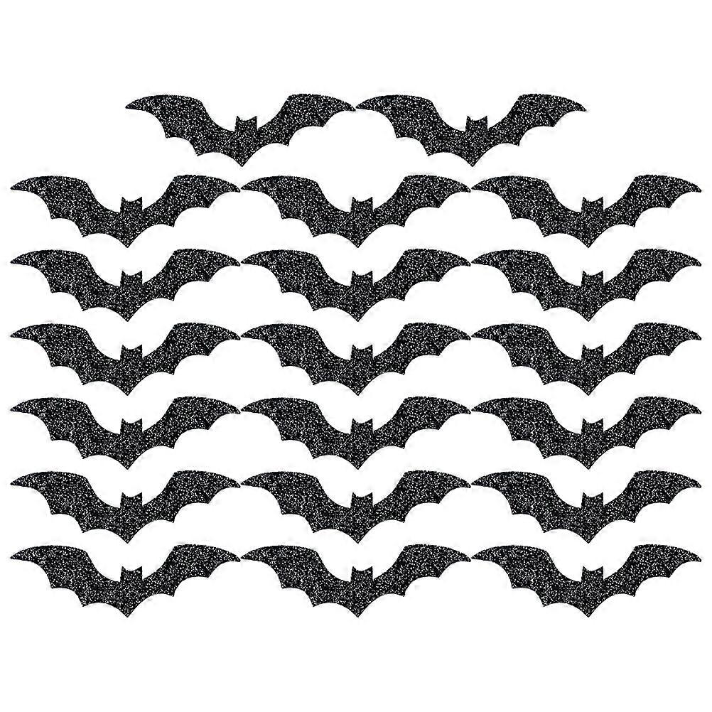 Decorations Halloween Party Bat Shape Tableware Accessories Creative Unique 8.7x2.8cm 20Pcs