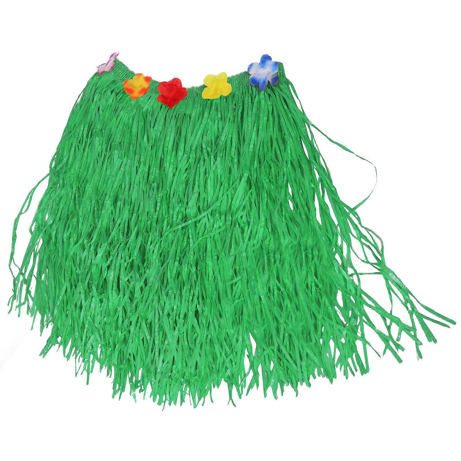Fiesta Table Skirt Tropical Decor Green 100X60X1 Cm Hawaiian Luau Style Party Organizers 1Pack