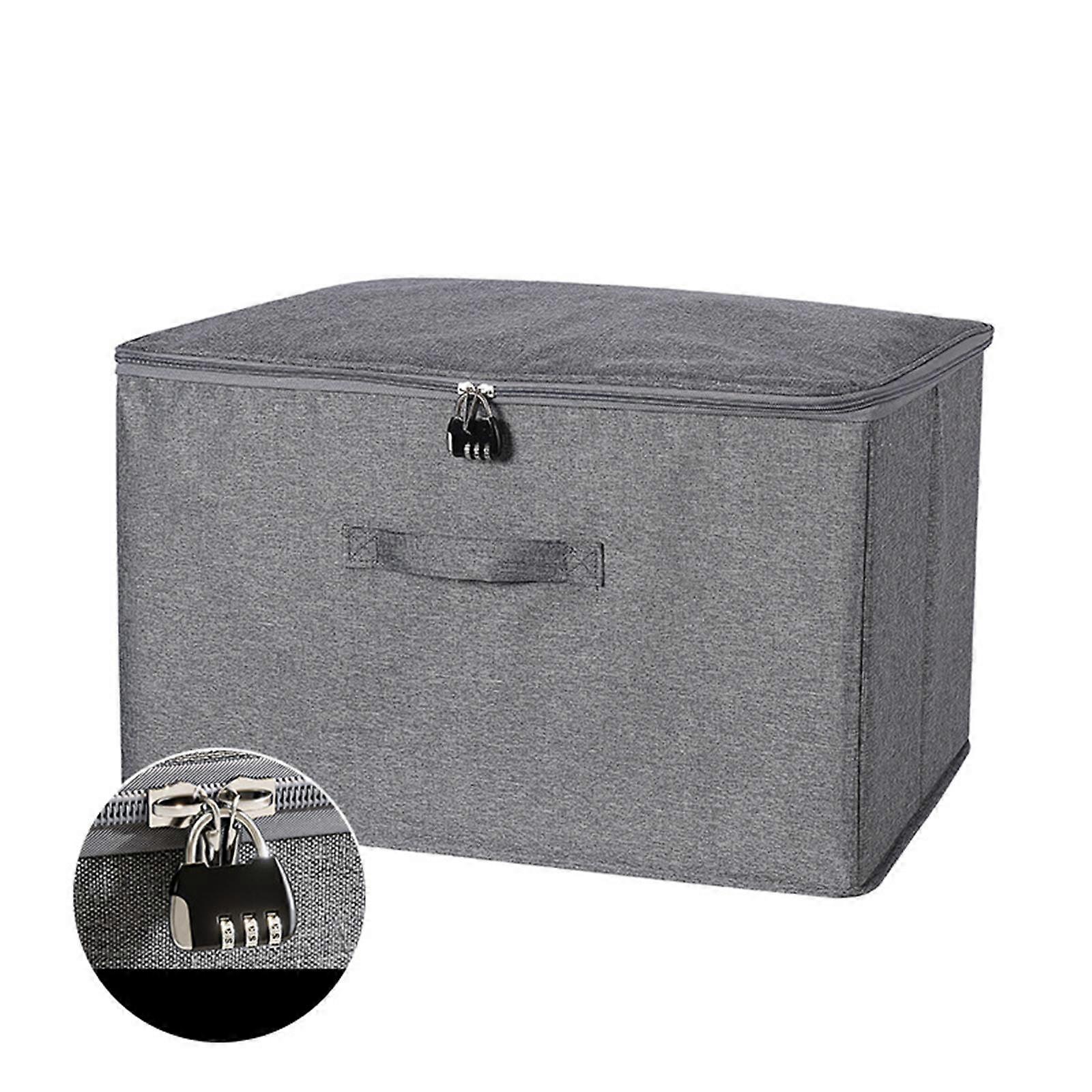 Secure Locking Storage Container Foldable Space Saving Designs Sturdy Oxford Cloth Materials for Small Space Saving Multicolor