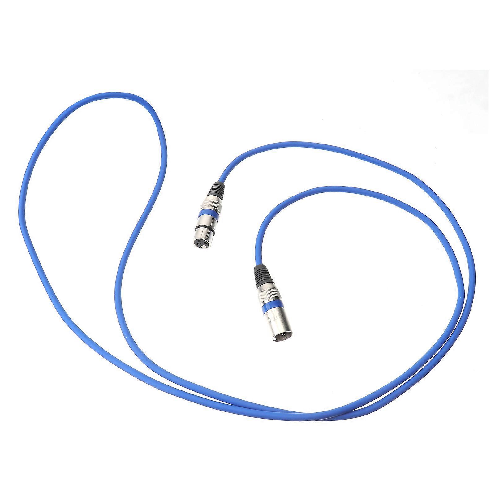 Male to Female XLR Microphone Cable for Studio Recording Live Sound with Copper and PE Material 2M
