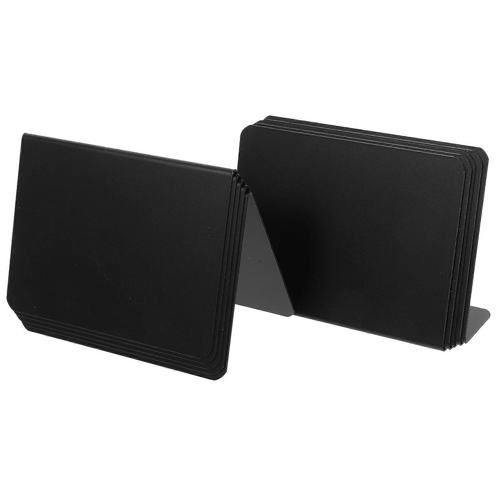 10 Pieces Acrylic Table Number Display Stand for Weddings Black Dry Erase Sign 4.5 x 3.2 Inches