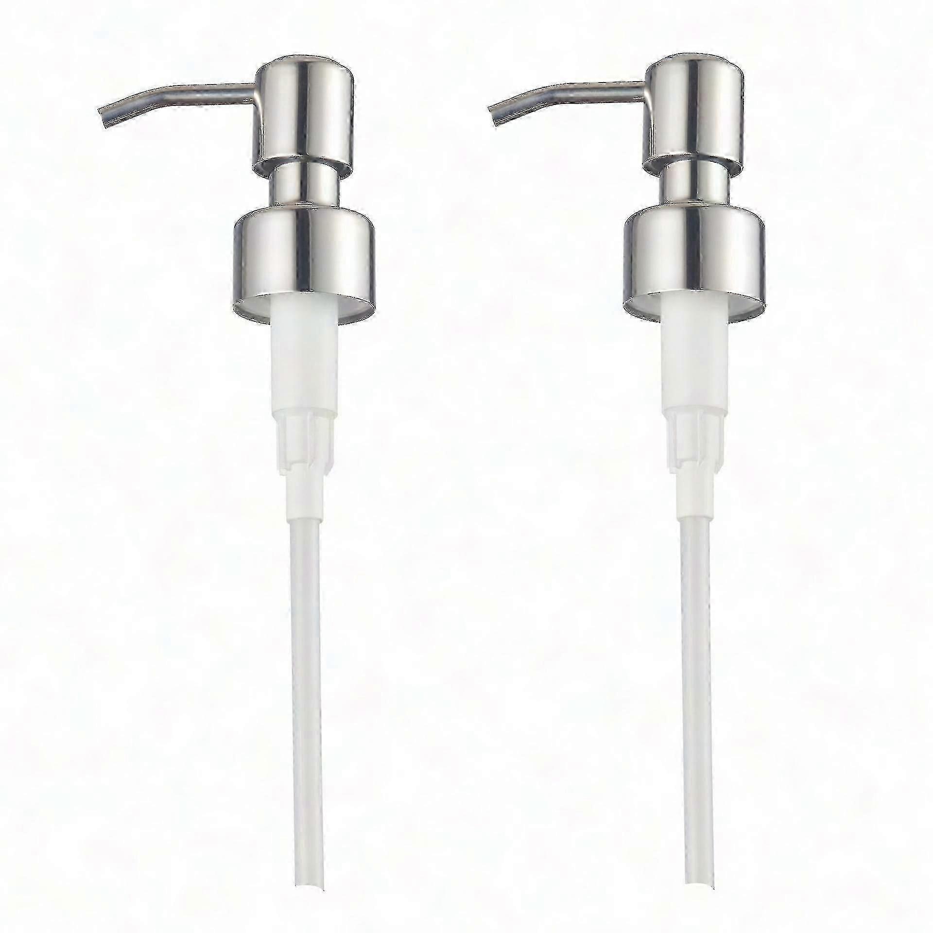 2個のステンレス鋼石鹸ディスペンサーポンプ交換部品