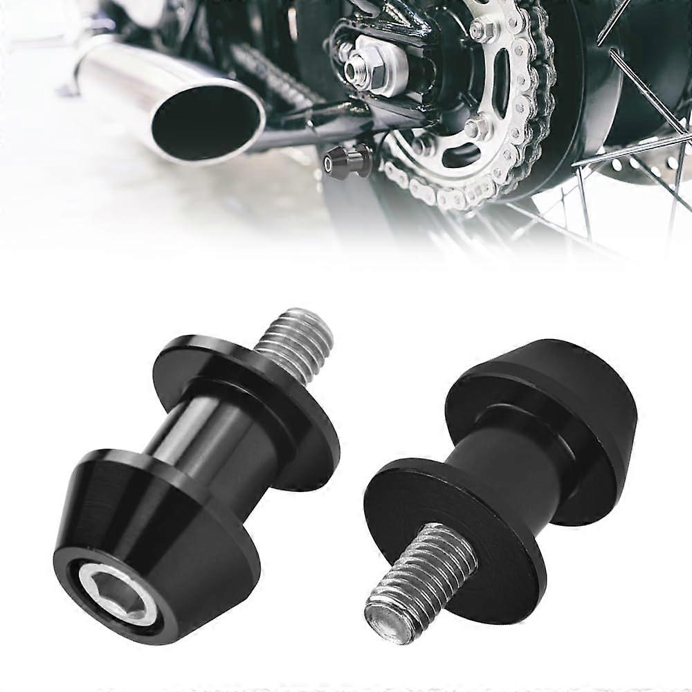 Bobbins Motorcycle Prism Sockets M8 Racing Adapter Swing Protection Black M8 Pack of 2