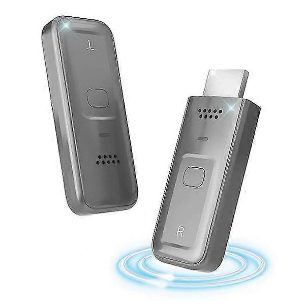 Wireless transmitter and receiver, 4K transmitter supports 2.4/5GHz, for streaming video laptop/PC/TV box.