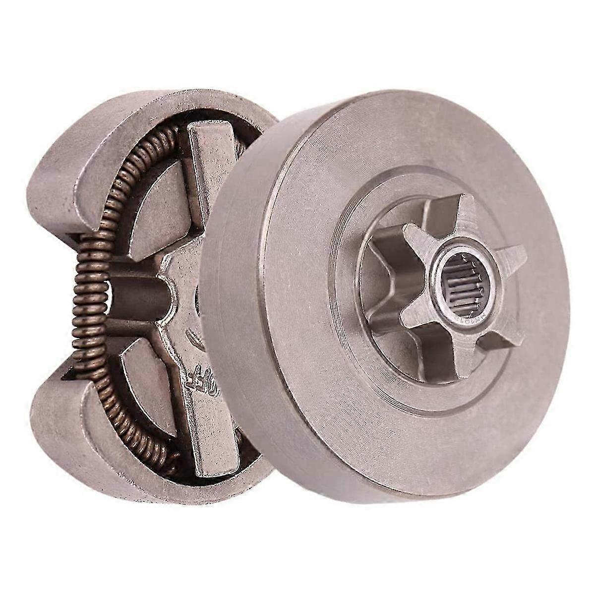 3/8-6T Spur Sprocket & Clutch Drum Assembly Kit Compatible with 120 36 41 136 137 141 142 235 235E 240 236 Chainsaw Models