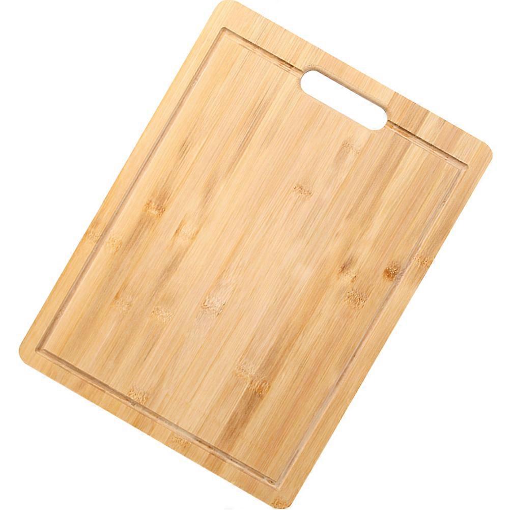 Kitchen Bamboo Board Vegetable Cutting Round Shape Plastic Material Dough Kneading 1Pack