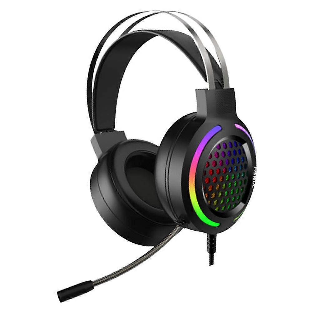 Noise Reduction PC Gaming Headset Perfect For Game Hall Use Size 22.50X18.00X10.60CM Black 1Pc