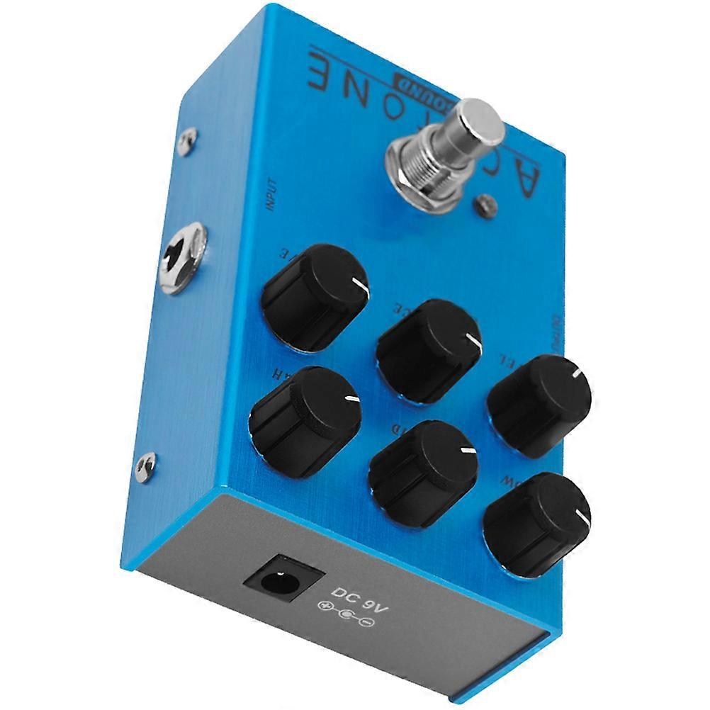 Chitarra Delay Pedale in Lega di Alluminio Riverbero Simulazione Pratica 4.3×2.8×2in 1Pack