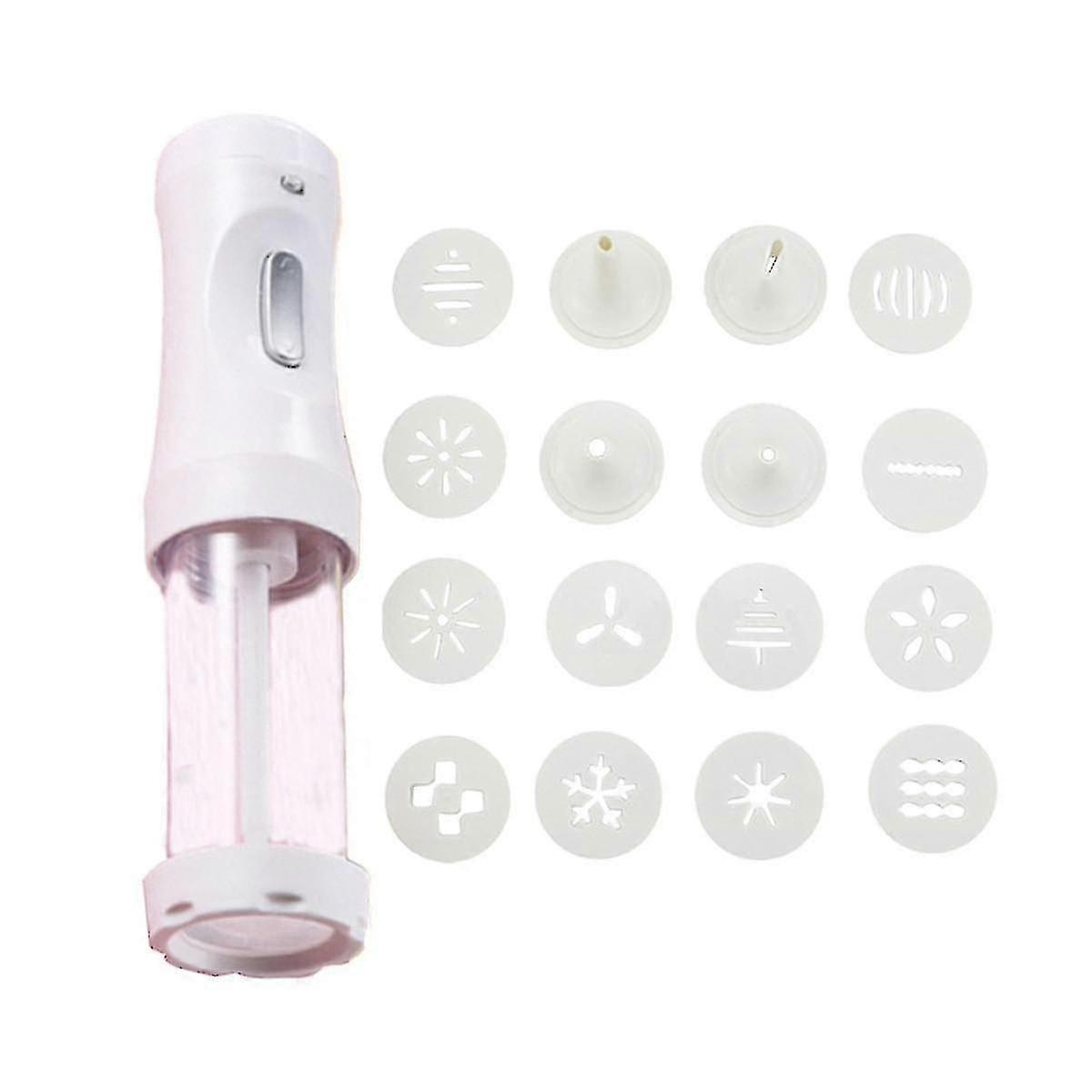 Electric Cookie Press Churros Maker With 12 Discs And 4 Icing Tips For Cake Diy Tools Baking Access