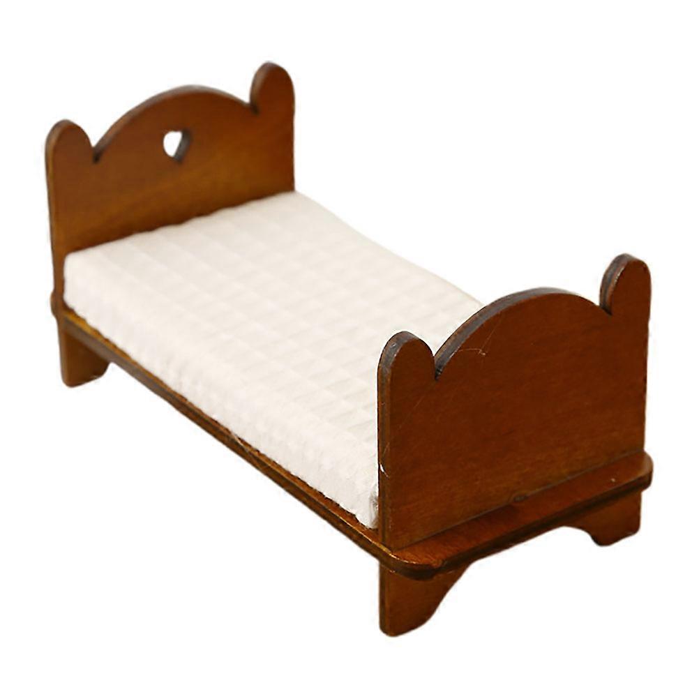 Wooden Scale Dollhouse Furniture – Handmade Bedroom Decor for Crafting & Play – Ideal for Enthusiasts
