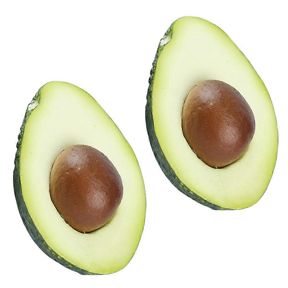 Artificial Avocados Creative Avocados Toy for Playing 2Pcs Assorted Foam