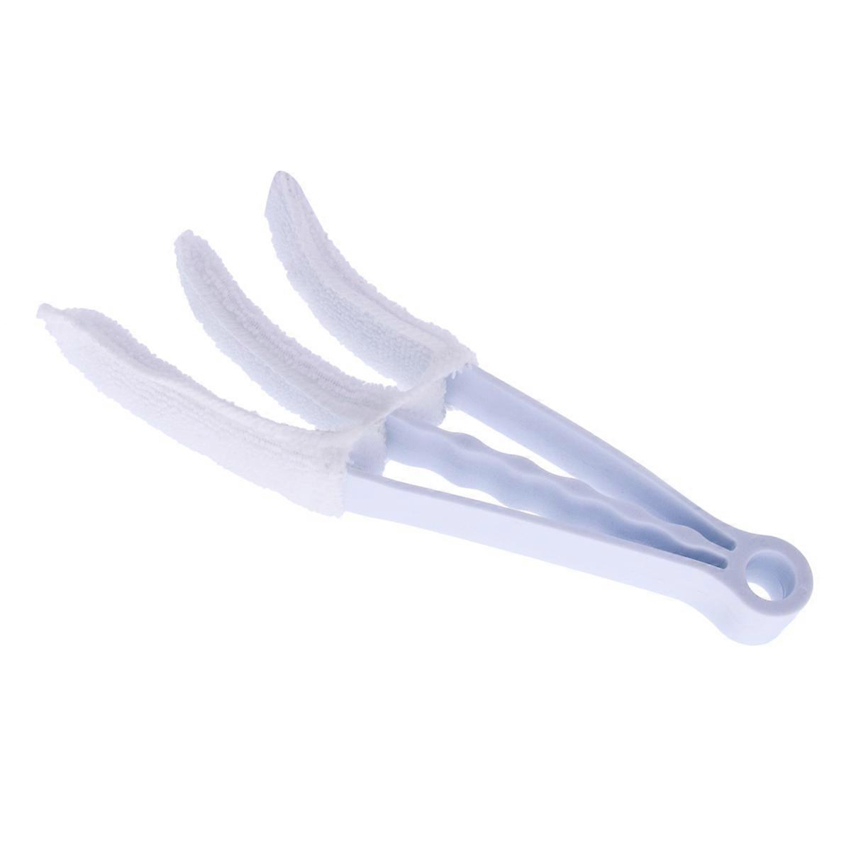 Venetian Blind Cleaner with Washable Microfibre Cloth for Blinds and Keyboard Cleaning White plastic 1 piece