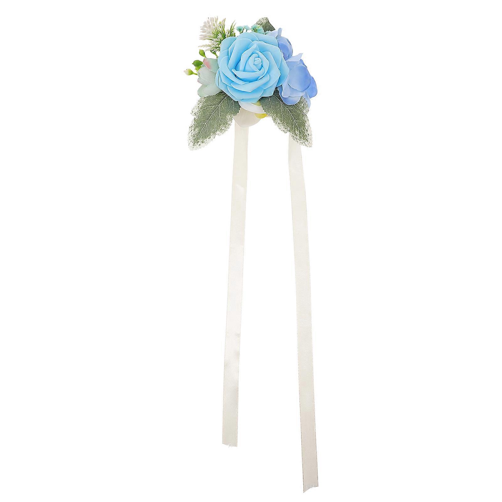 Artificial Flower Wristband, Chic Bridal Party Addition for Elegant Evenings