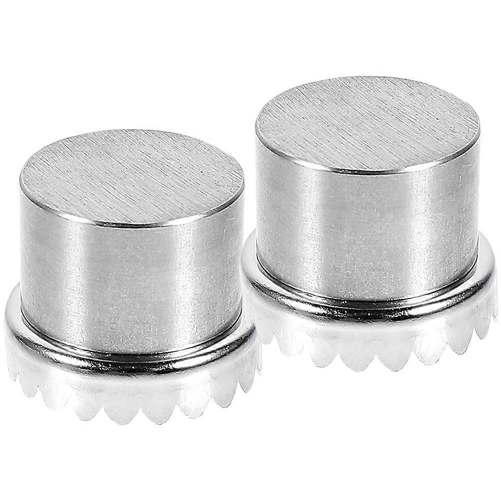 Magnetic Soap Holders 2Pcs Silver Stainless Steel Moisture Proof Installation For Bath And Home Kitchen