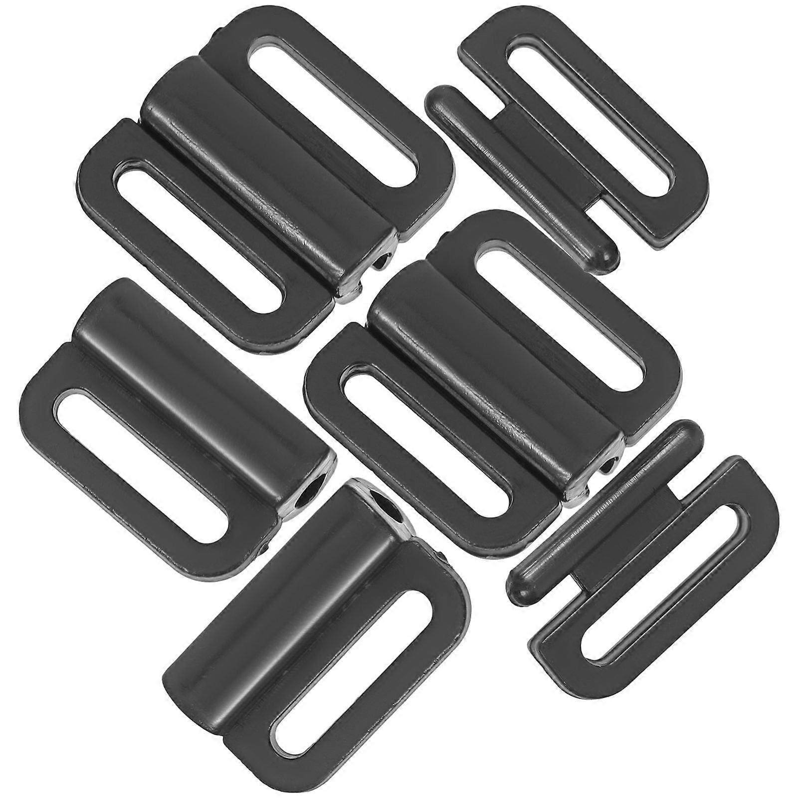 Front Closing Clasps Replacement Buckles for Nursing Bras Durable Easy to Use Underwear Accessories Black Fastening for Convenient Breastfeeding