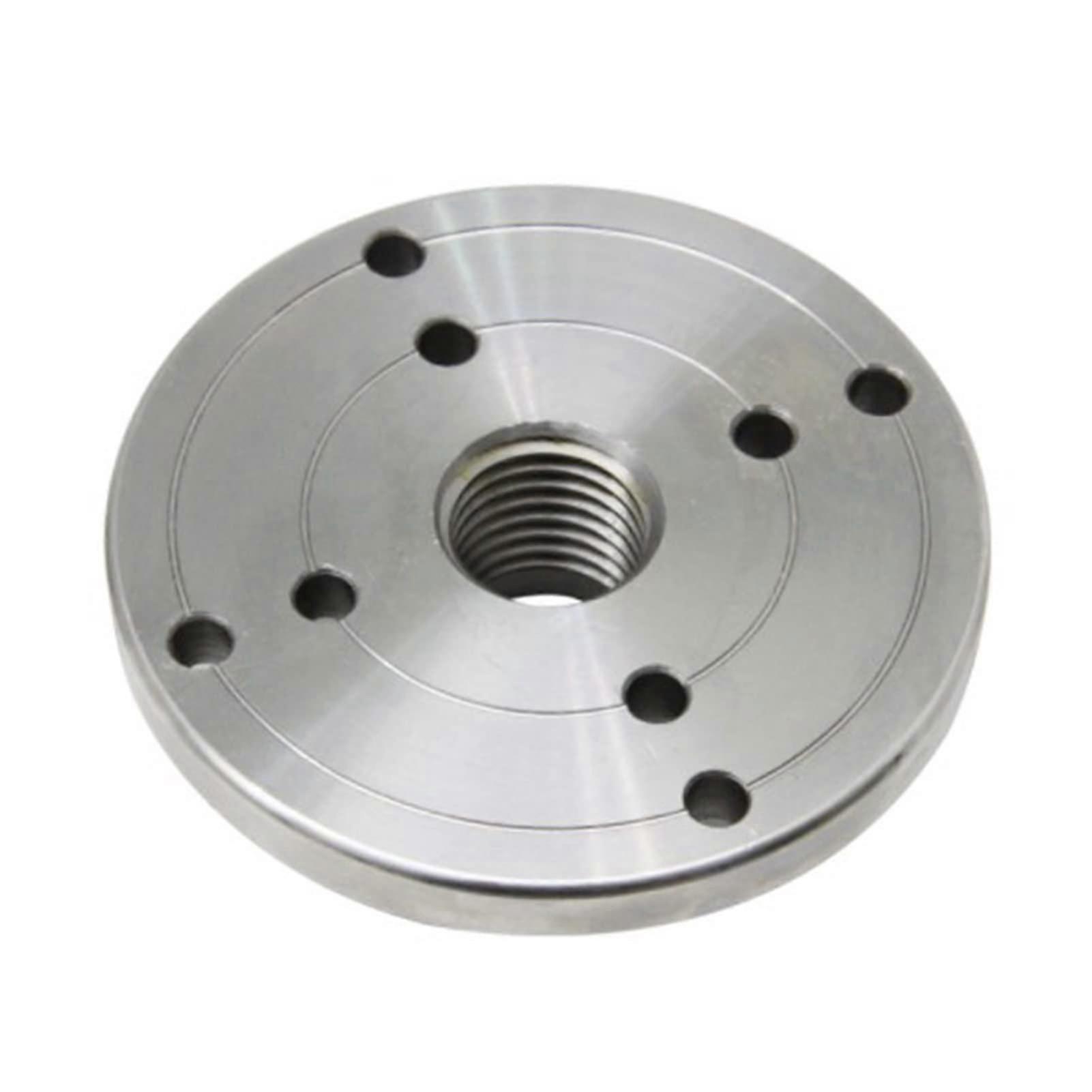 Floor Threaded Flanges 4Inch Flange Faceplate For Wood Lathe And Turning Machine Chuck M18x2.5 Threaded Rivet Nutsert