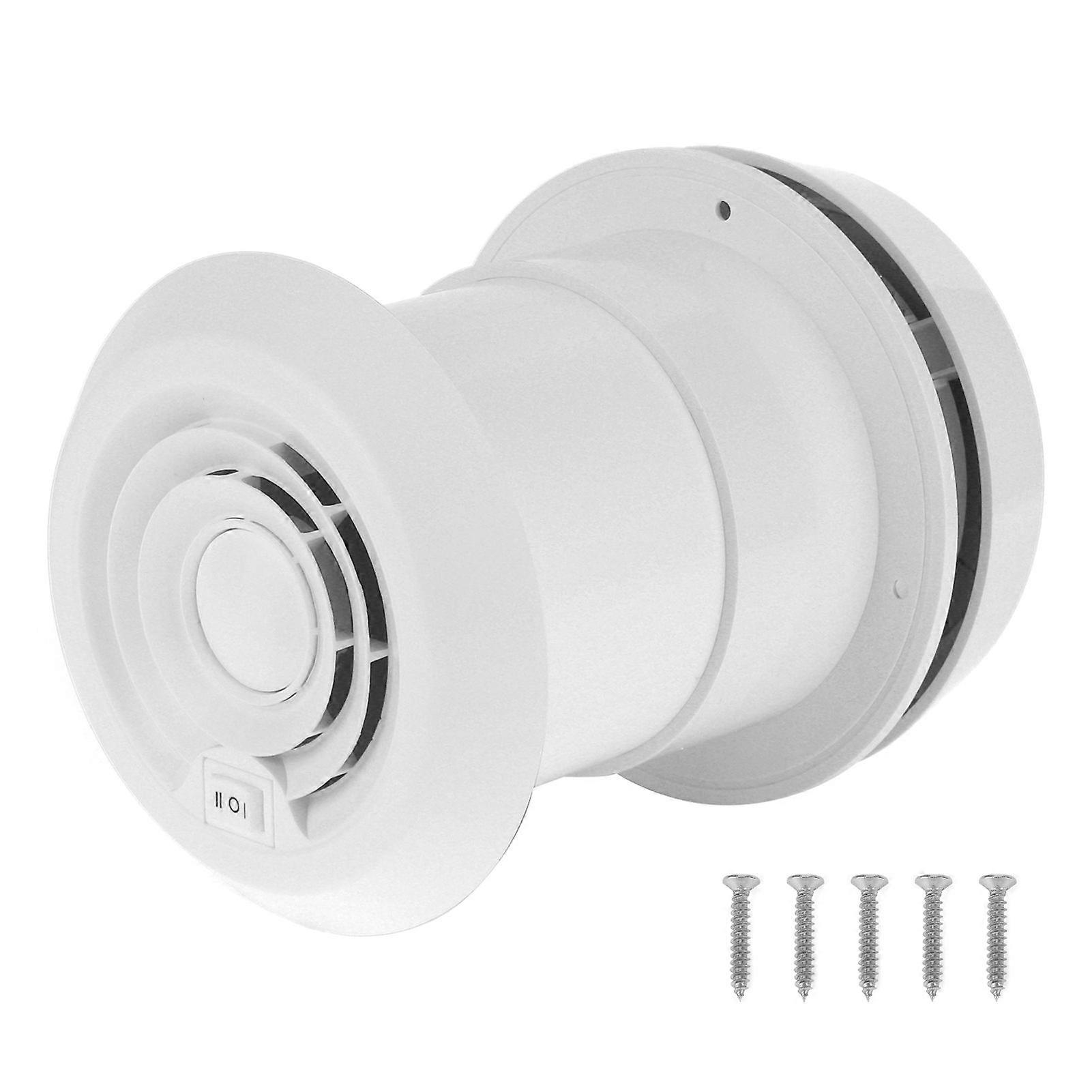 Ceiling fan for motorhome with 12V cooling system