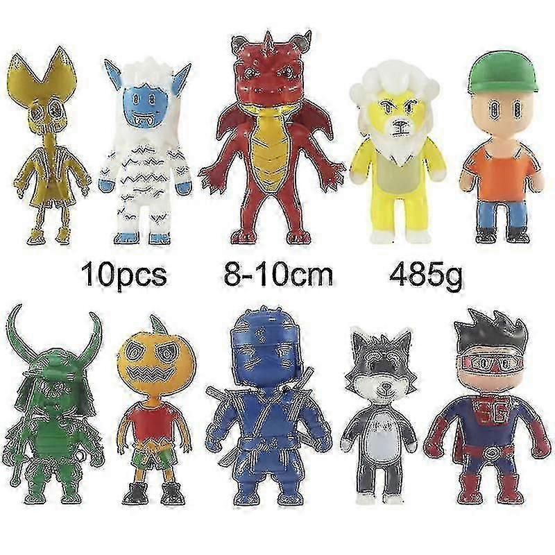 PVC Stumble Guys Anime Action Figures Set - Fun Battle Game Characters for Kids