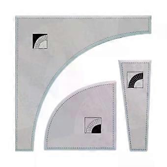 Throwing Rulers and Stencils Sewing Machine Ruler Cutting Acrylic Stencils Western European Classic Style Sewing Set