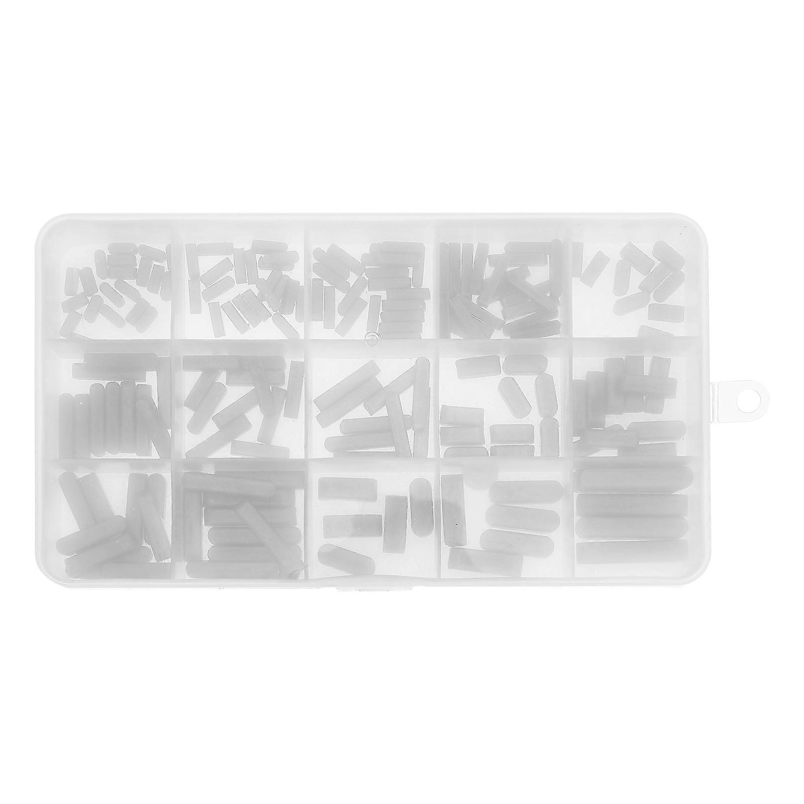 175 Pcs Flat Key Pin Set for Fixing Made of Carbon Steel Grey Color Various Sizes Available
