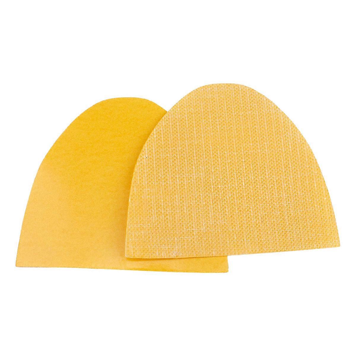 Yellow NonSlip Half Sole Mat for Outdoor Use Made of Durable TPR Material Fits Sandals and High Heels