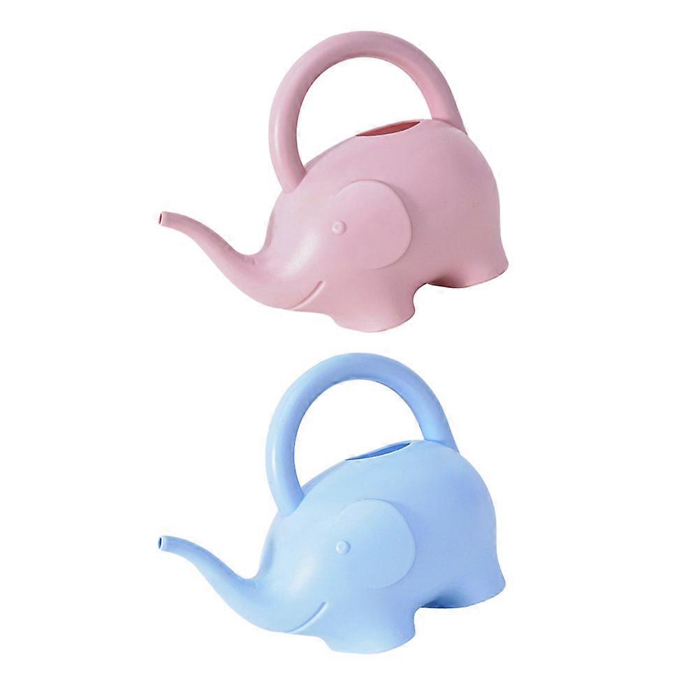 Cartoon Elephant Watering Can with Excellent Water Effect for Use 2pcs