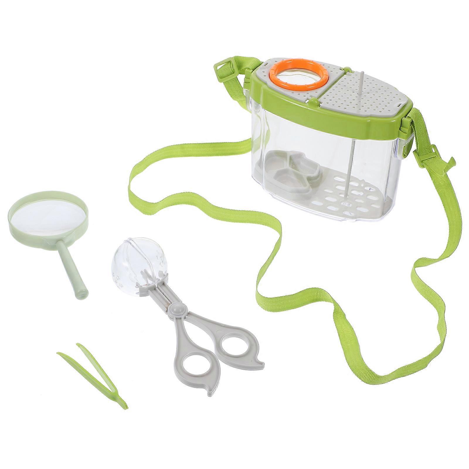 Outdoor Insect Observation Kit – Bug Catcher Box with Magnifying Tweezers & Exploration Tools for Nature Learning and Parent Child Interaction