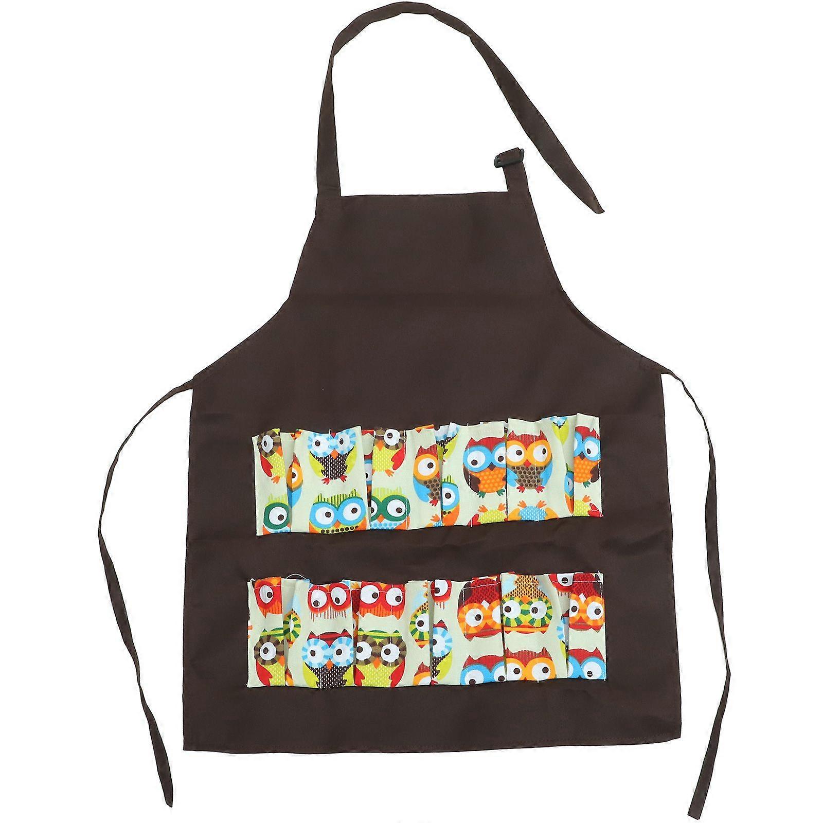 Egg Gathering Collecting Apron with 12 Deep Pockets Home Kitchen Apron Workwear