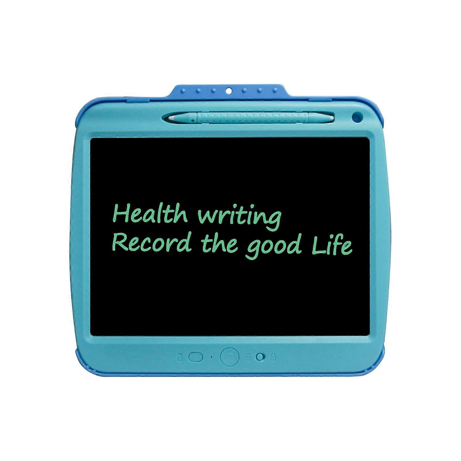9 Inch Charging LCD Copy Writing Panel Transparent Electronic Writing Board, Specification: Monochrome Lines (Blue)