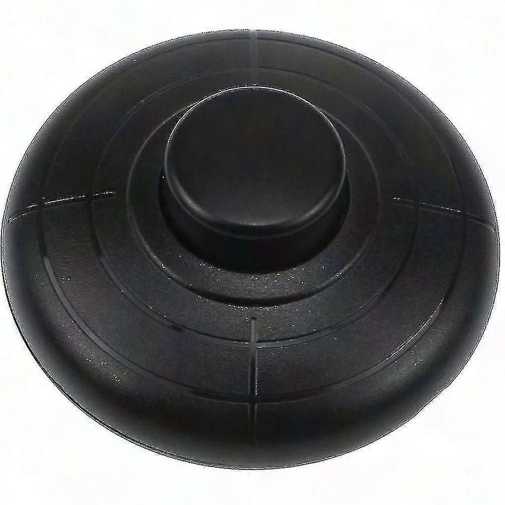 Inline Foot Switch for Standard Lamp - Round Foot Switch for Floor & Table Lamp - Black