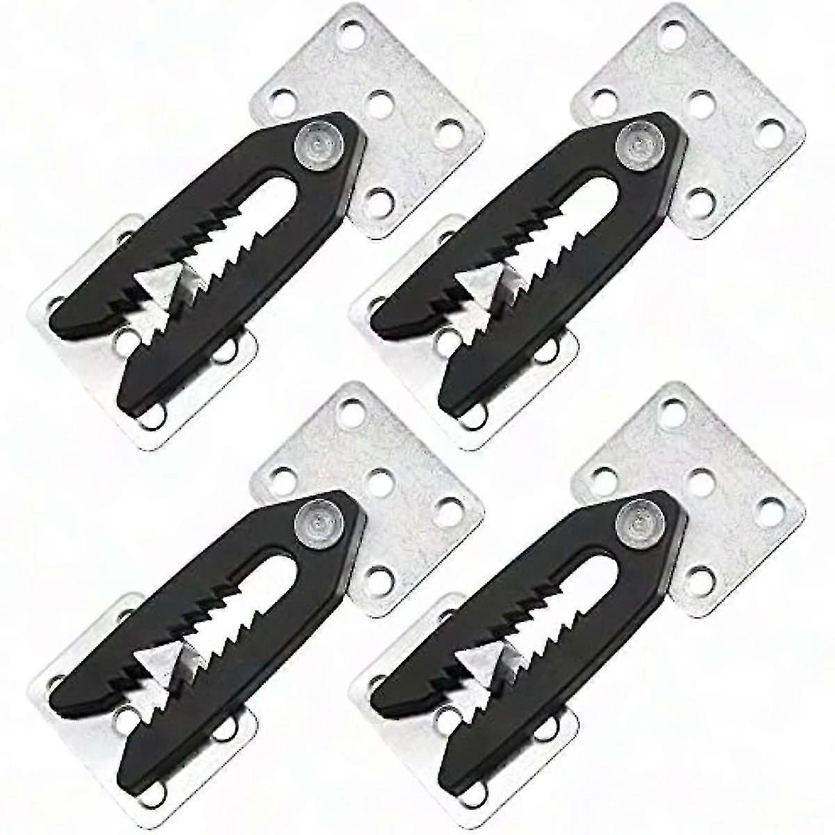 4 Pcs Heavy Duty Sectional Couch Connectors - Sofa Interlocking Clips with Screws